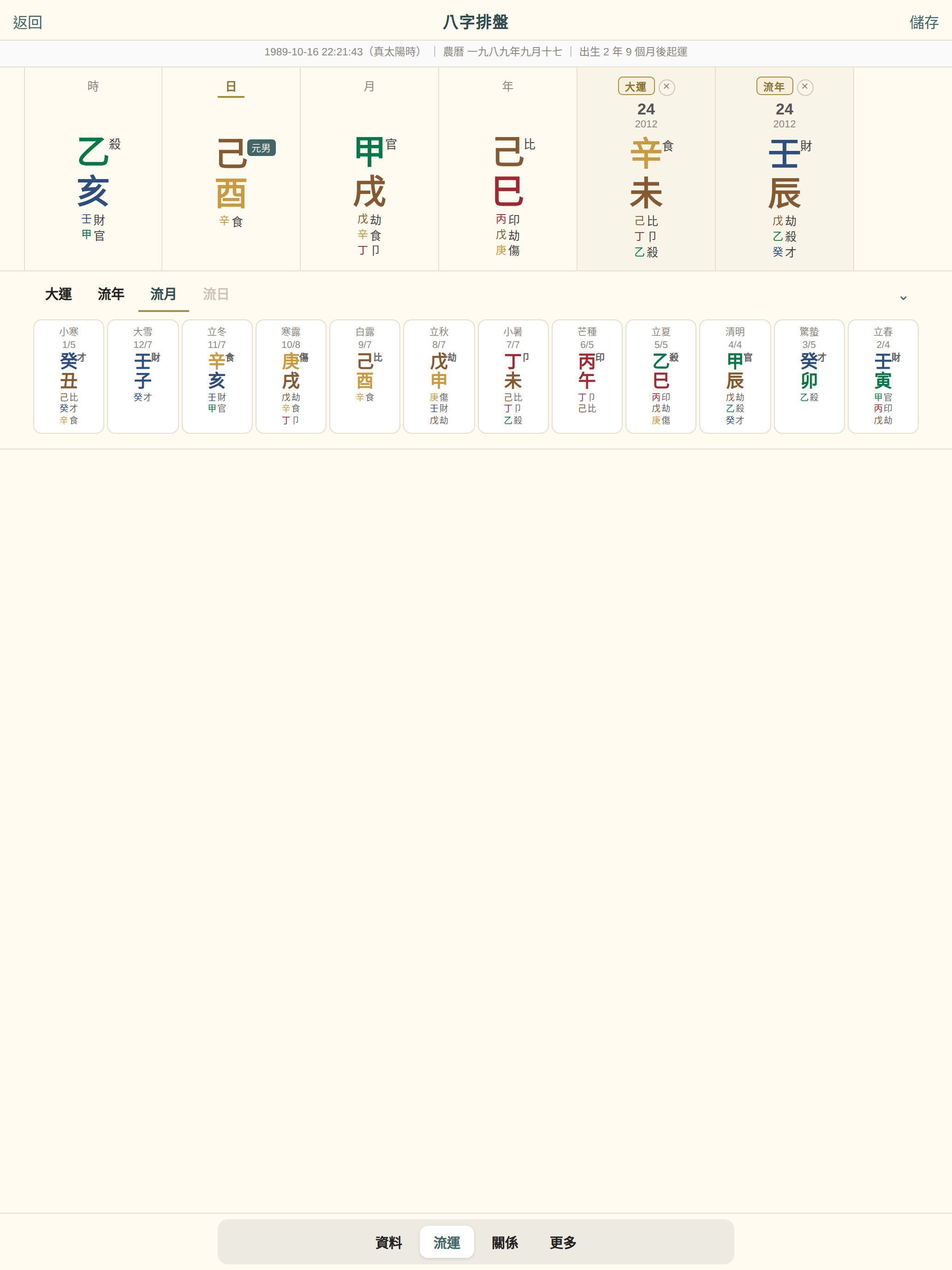 DRAGON BaZi Chart screenshot 8