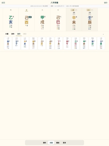 DRAGON BaZi Chart iPad screenshot