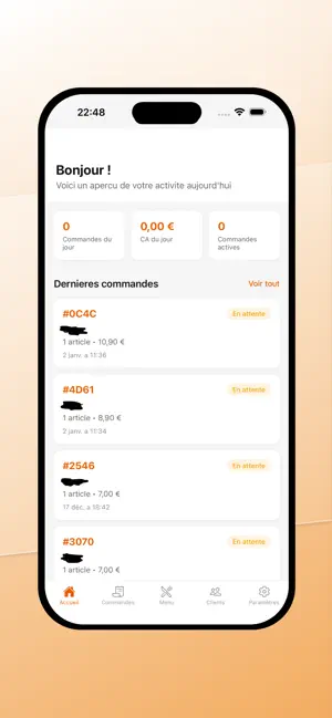 FidOrder screenshot 2