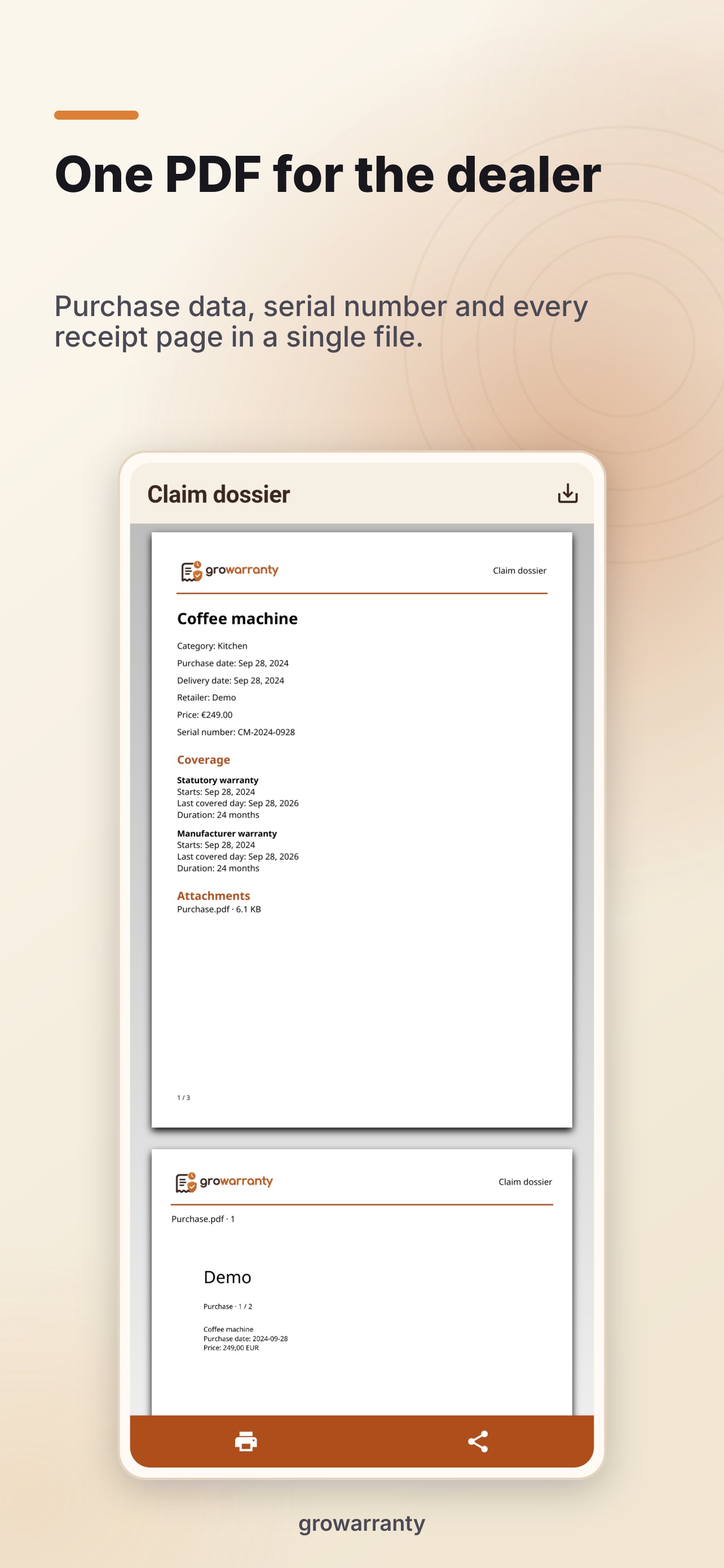 Screenshot 6 of growarranty
