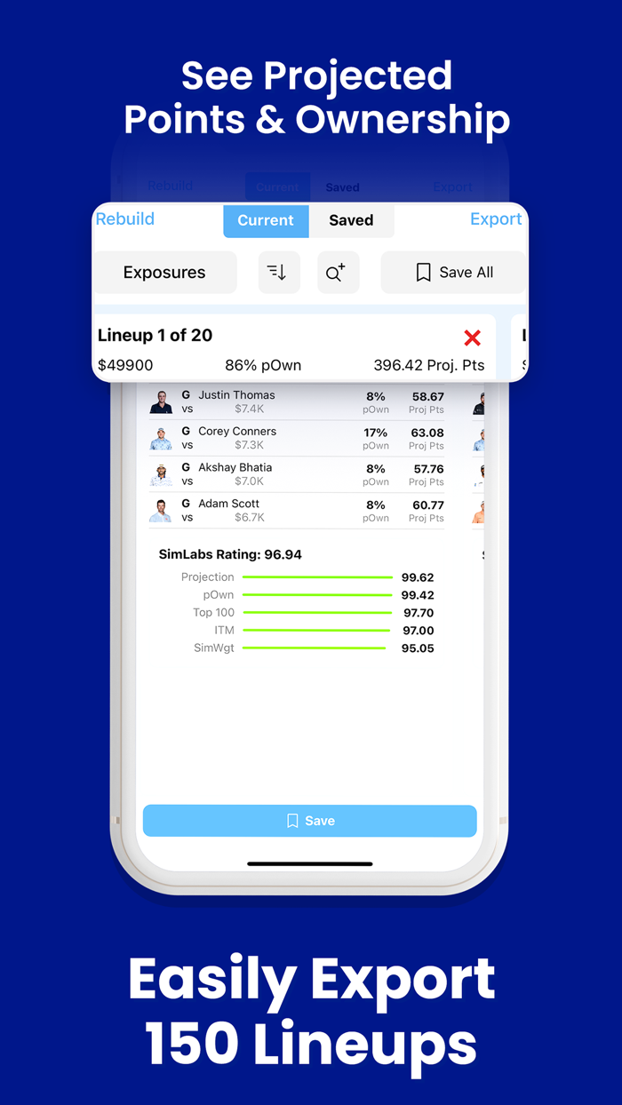DFS Lineup Optimizer - SimLabs