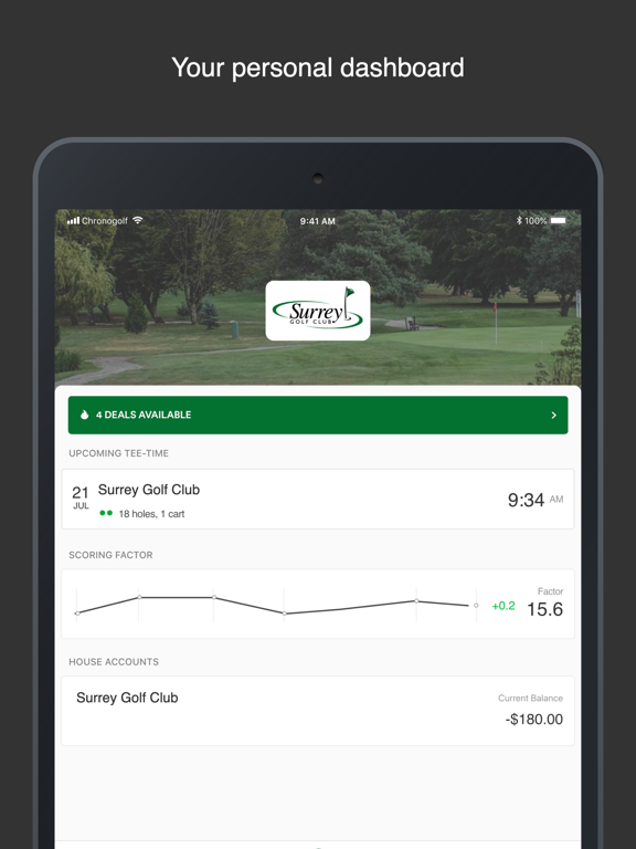 Surrey Golf Club app screenshot 3