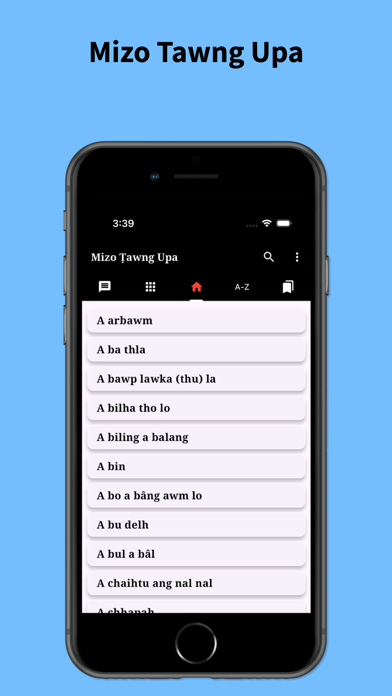 Mizo Tawng Upa Screenshot
