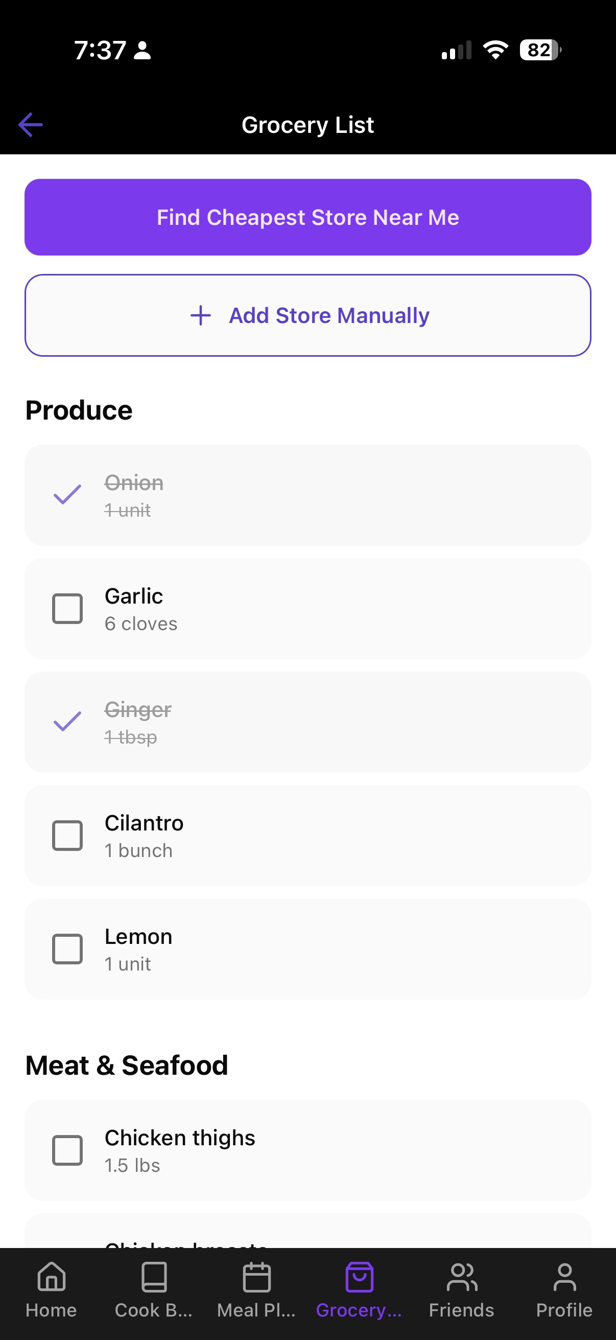 Screenshot 6 of Meal Planner Roulette