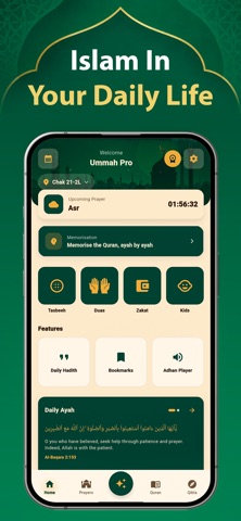 Ummah Pro: Quran & Prayer Screenshot 2 of 6
