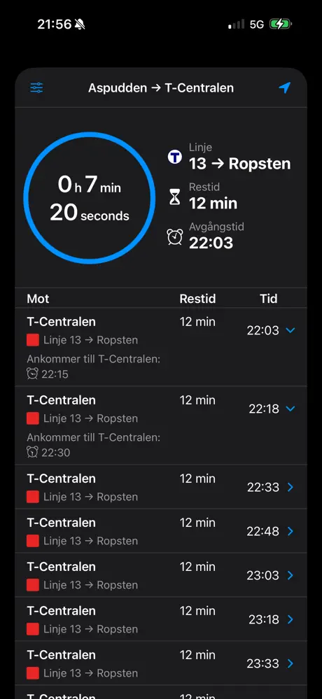 Appen Pendla - reshjälp för pendlare screenshot 5