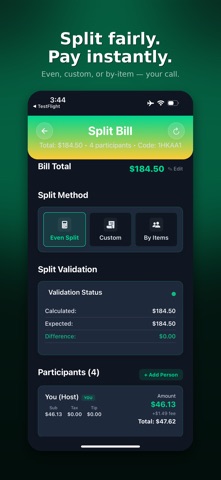 OneCheckPlease: Split Bills Screenshot 6 of 10