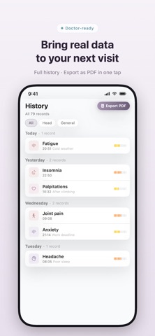 Symptio: Symptom Tracker Screenshot 5 of 6