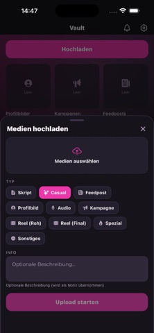VYRE Management screenshot