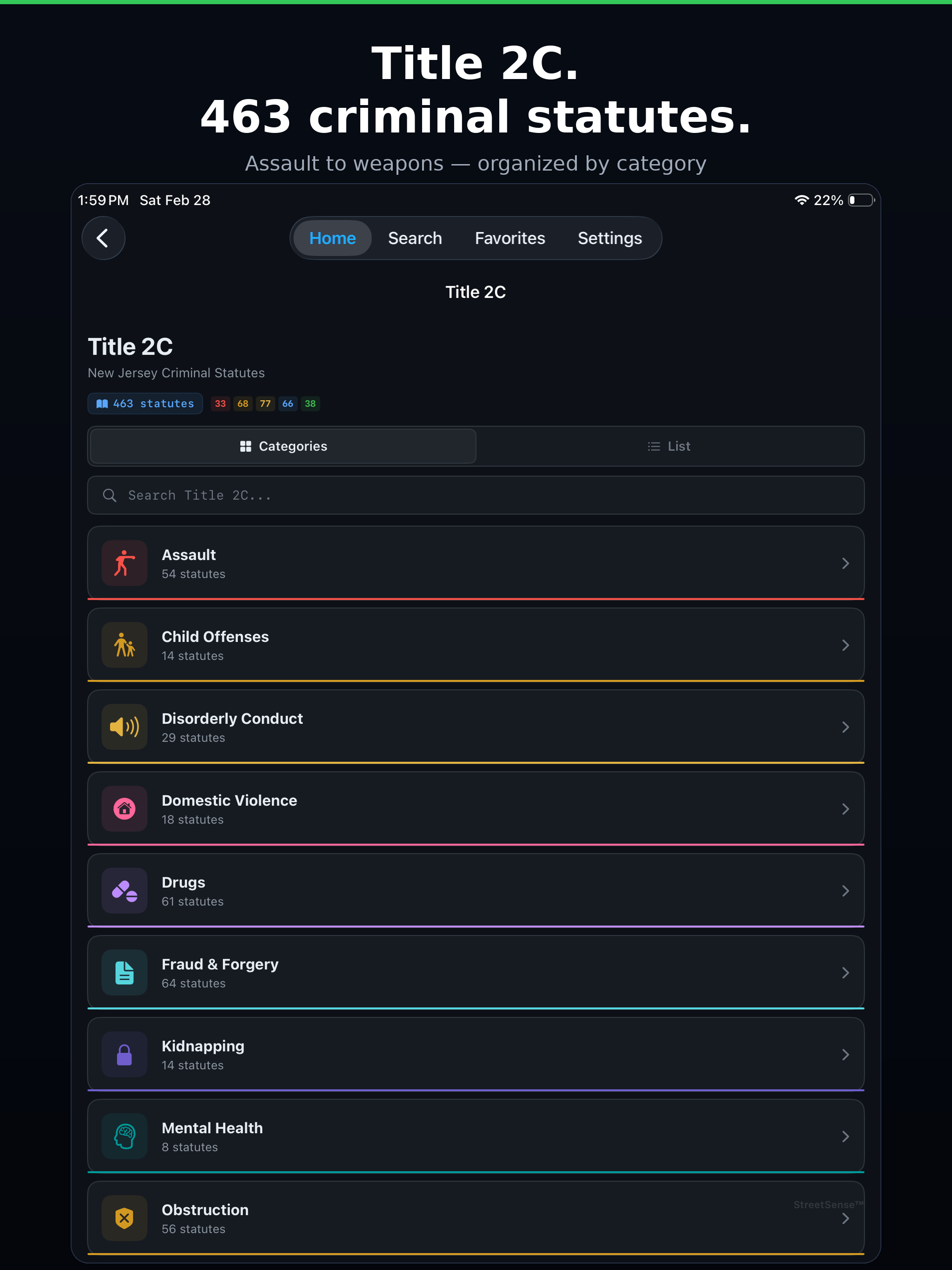 StreetSense — Police Law App