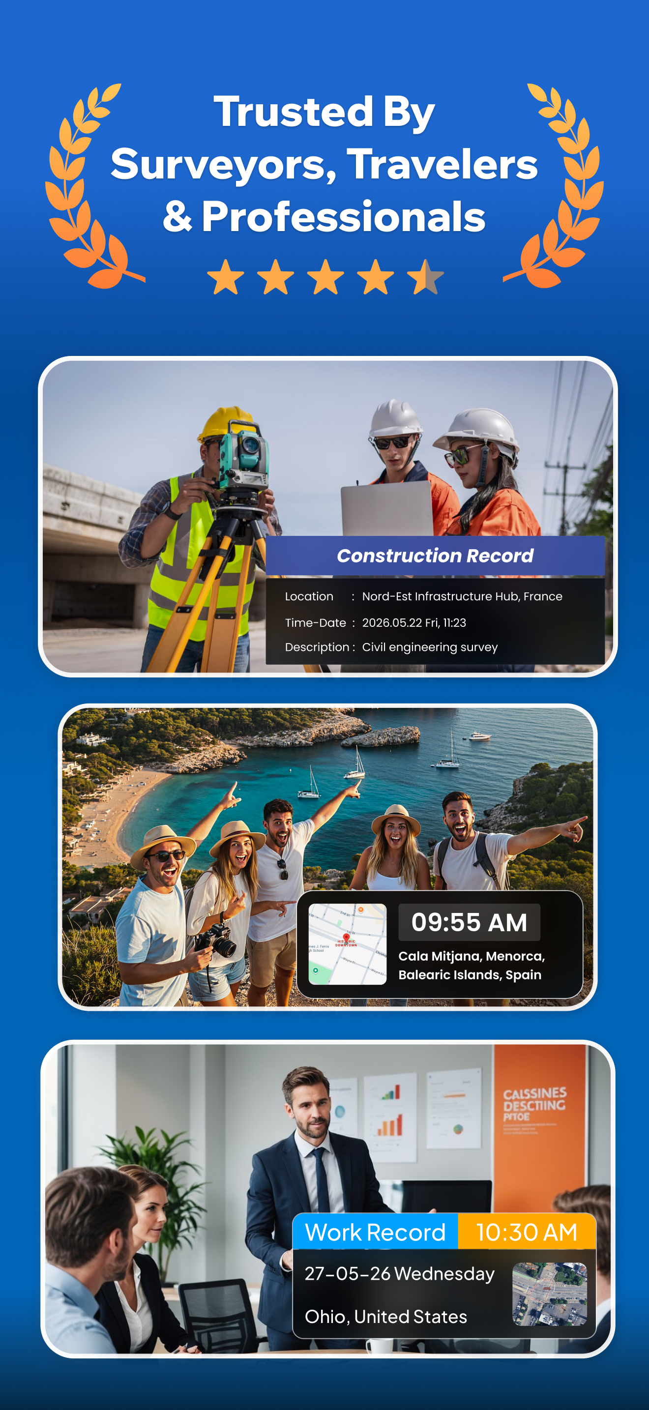 GPS Geotag Map Camera - Tagofy
