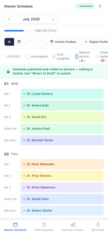ClinSync: Hospital Scheduling Screenshot 2 of 5