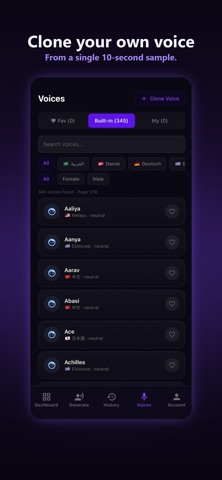 ProsodyAI: AI Voice & Video Screenshot 3 of 6