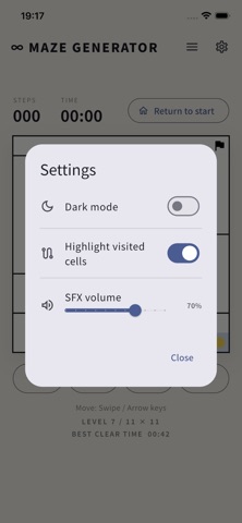 Infinite Maze Generator Screenshot 6 of 6