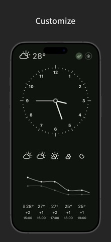 Room Screen: Clock & Weather screenshot