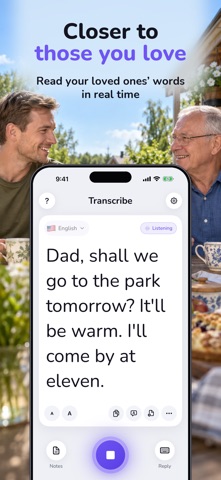 Live Captions: Transcribe Screenshot 1 of 6