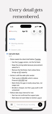 Pastok AI Voice Notes & Recap Screenshot 3 of 7