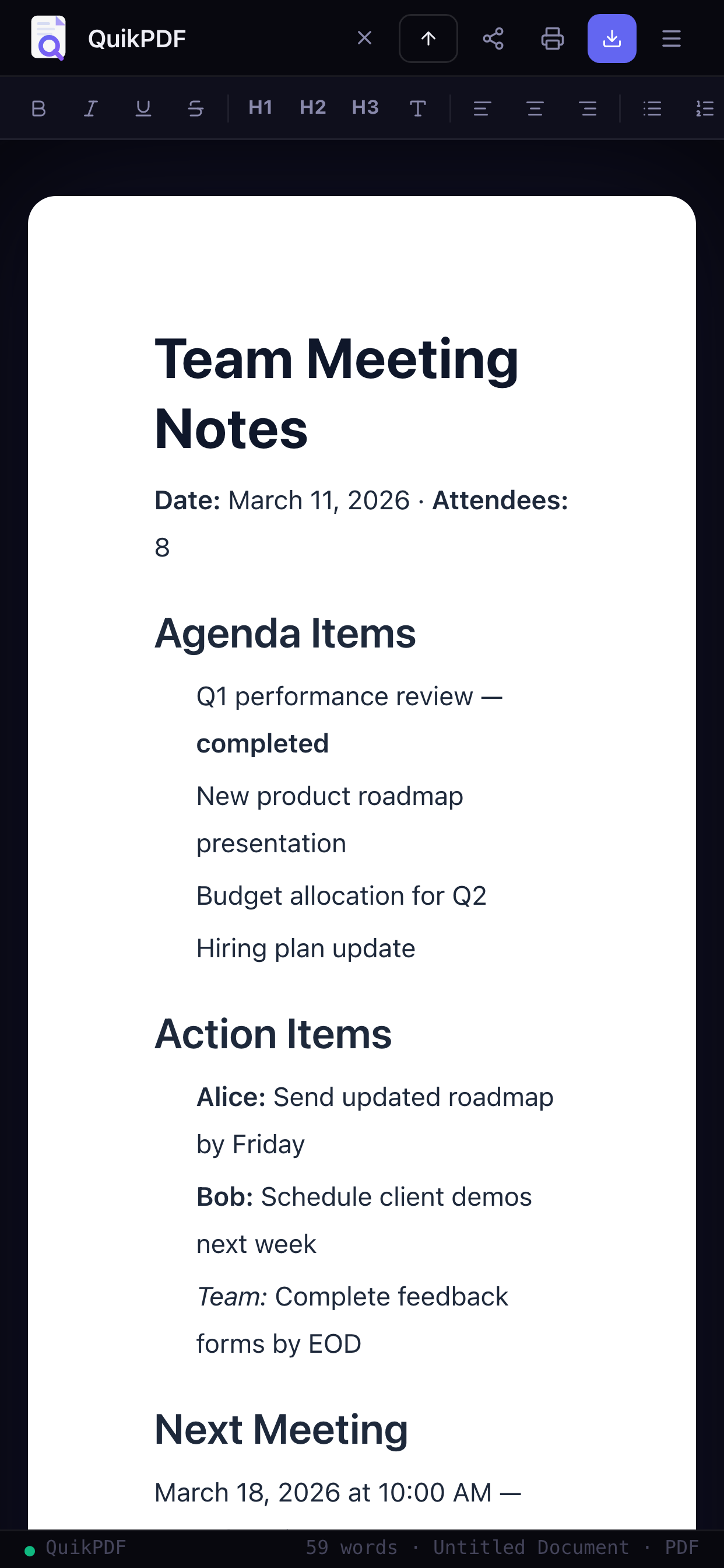 QuikPDF Pro screenshot 5