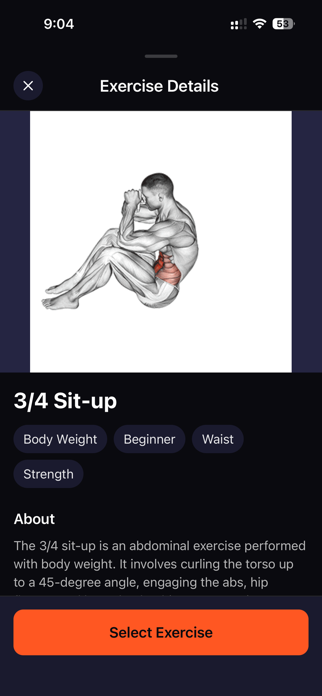 FinalRep: Workout Tracker Screenshot 5 of 8