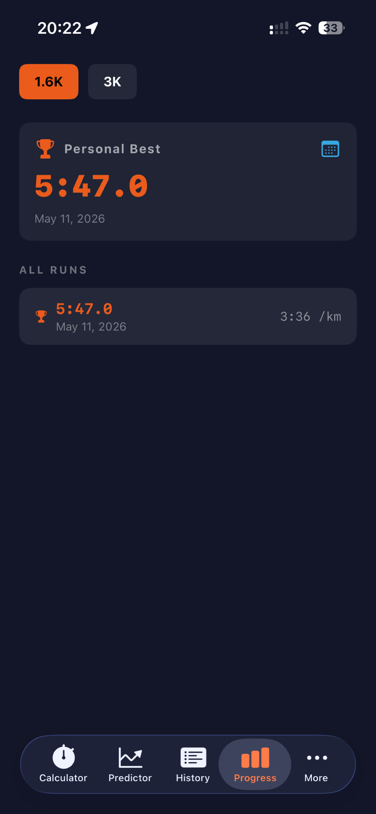 PMPRunCal screenshot 5