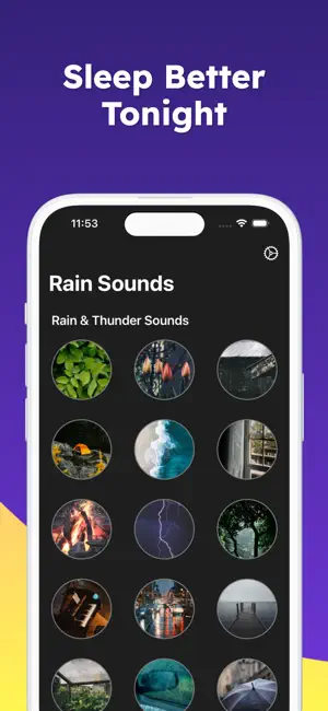 Rain Sounds HQ : Rainy Mood screenshot 1