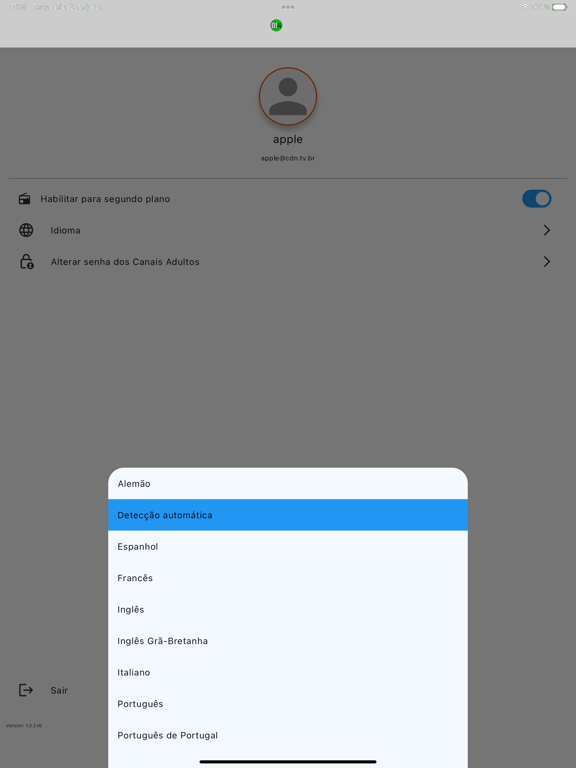 01tv iPad screenshot