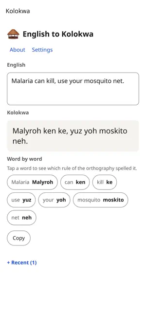 Kolokwa screenshot 2
