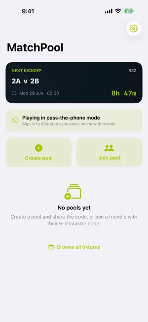 MatchPool: Soccer Picks screenshot 1