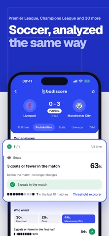 Badiscore: Live Scores & Stats Screenshot 8 of 9
