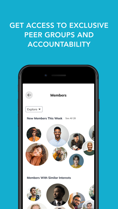 Tony Robbins Arena iPhone screenshot 2 - Productivity app