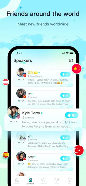 YeeTalk - Chat, Talk & Learn iPhone screenshot 2