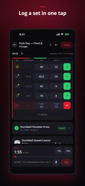 Let's Workout: Gym Tracker screenshot 3