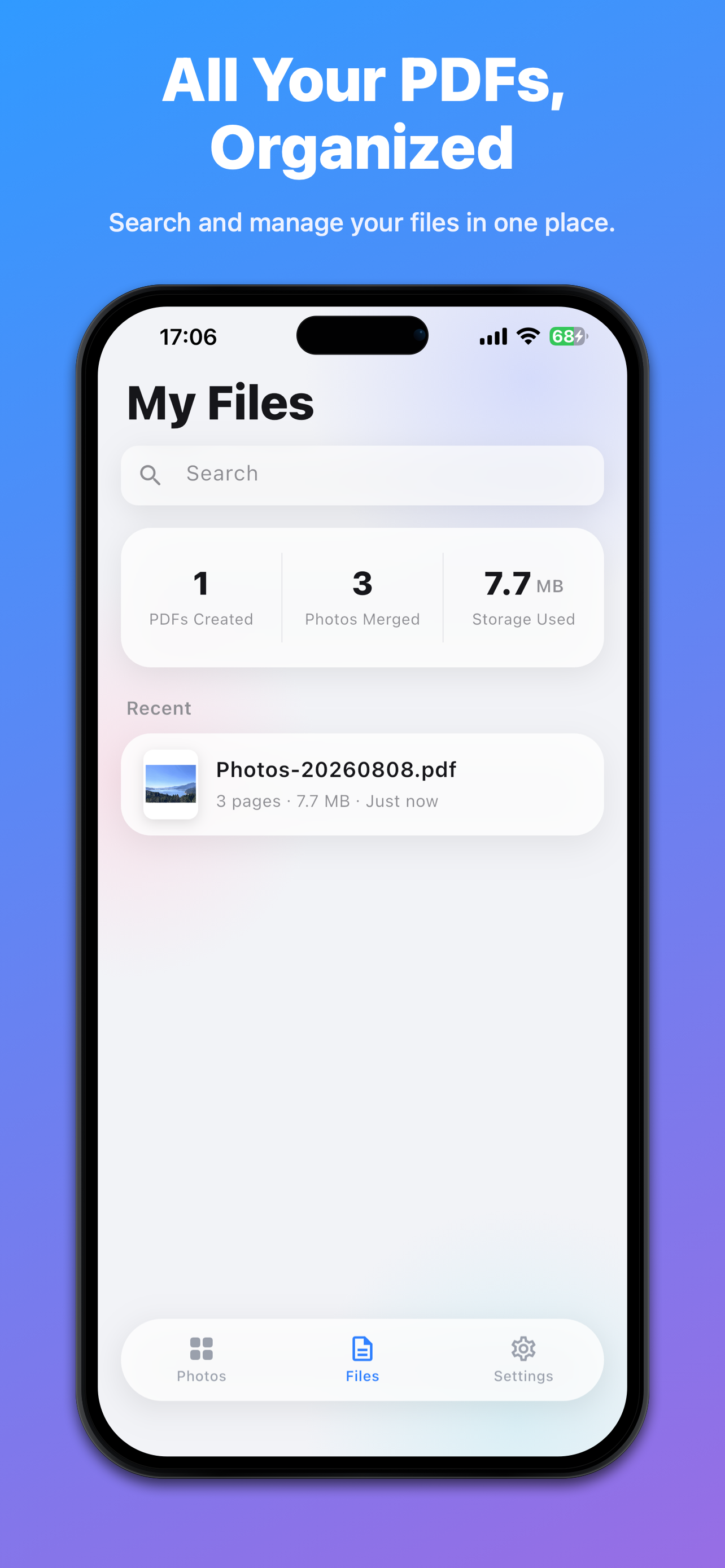 PhotoPDF: Photos to PDF screenshot 5