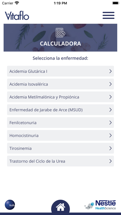Intercambios Vitaflo Screenshot