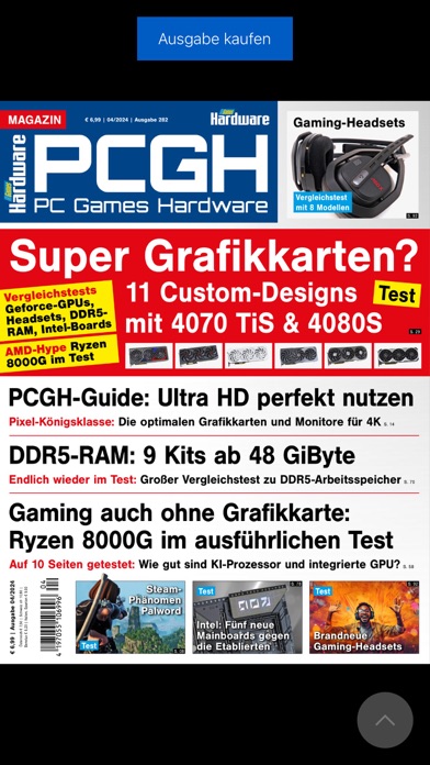 PC Games Hardware Magazin Screenshot