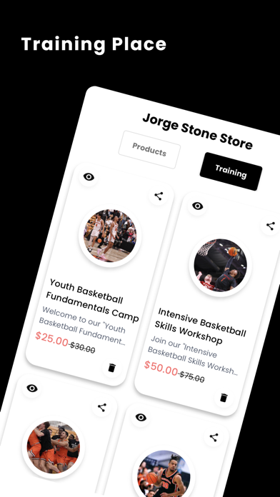 Basketball Trainers App Screenshot