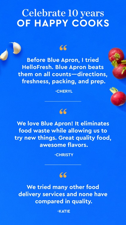 Blue Apron: Meal Kits screenshot-6