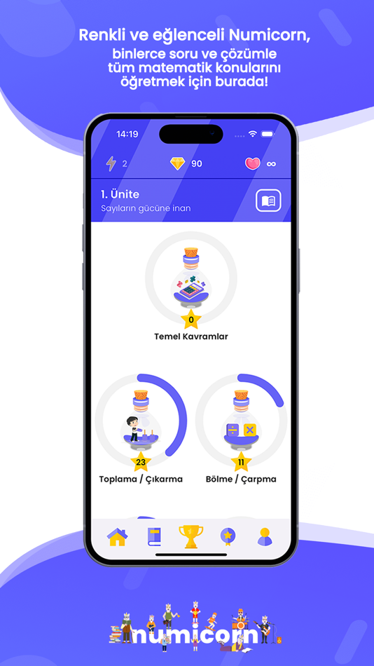 #1. Numicorn | Sıfırdan Matematik (iOS) Por: Gurkan Guney