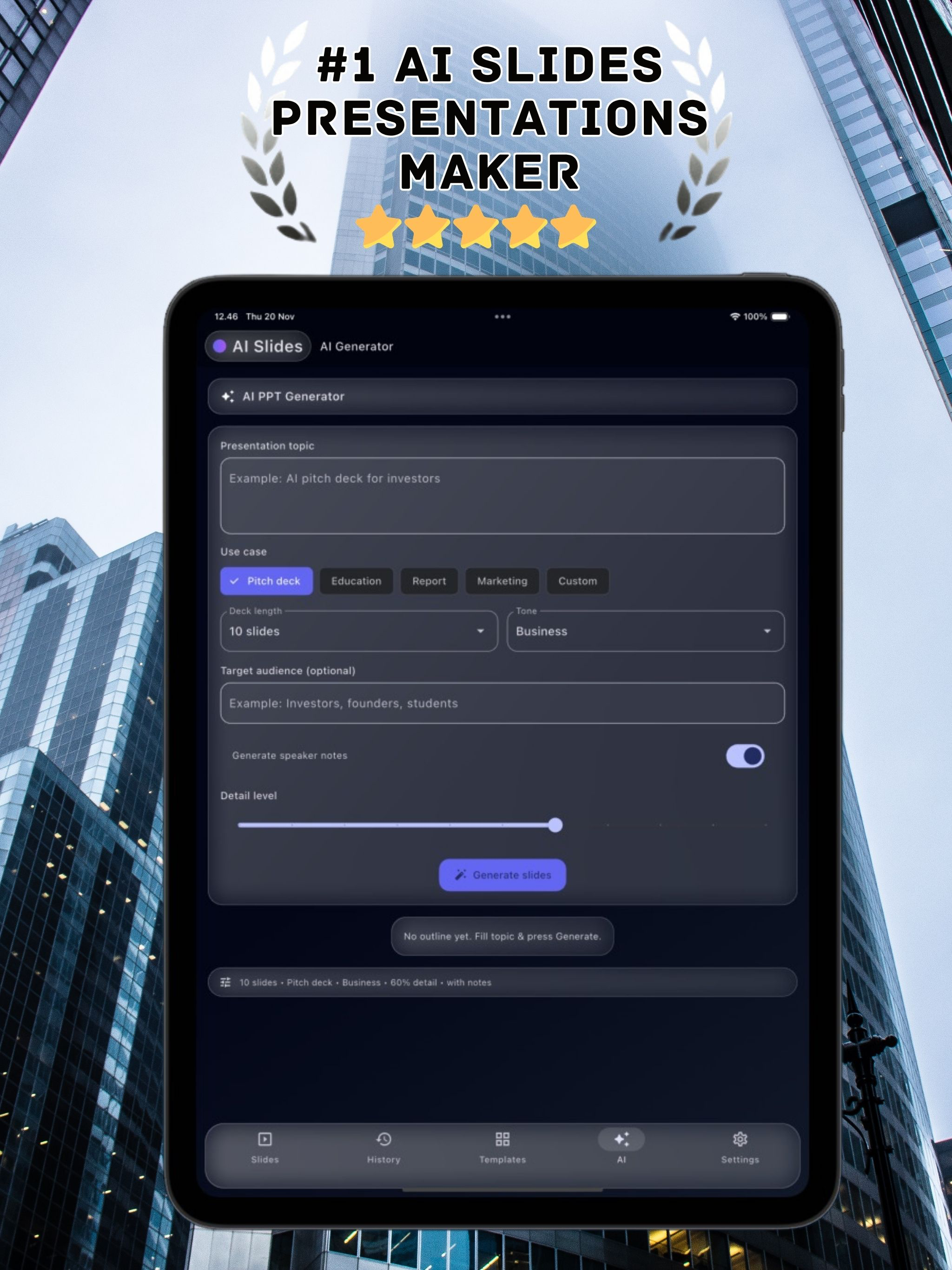Slides Maker : AI Presentation screenshot 7