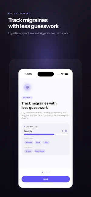 MigraMe screenshot 1