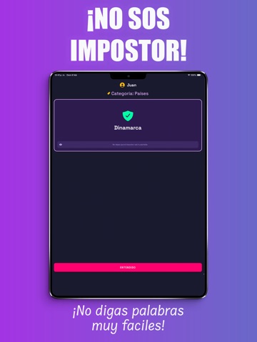 Imposter - Juego de palabras