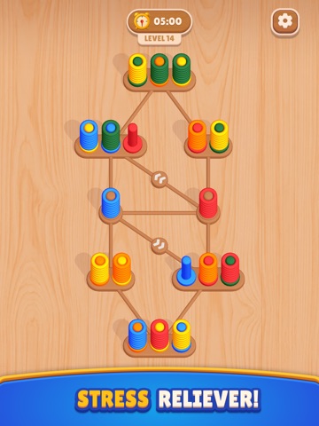 Color Ring Sort iPad screenshot