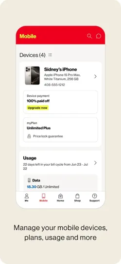 My Verizon iPhone Screenshot 2
