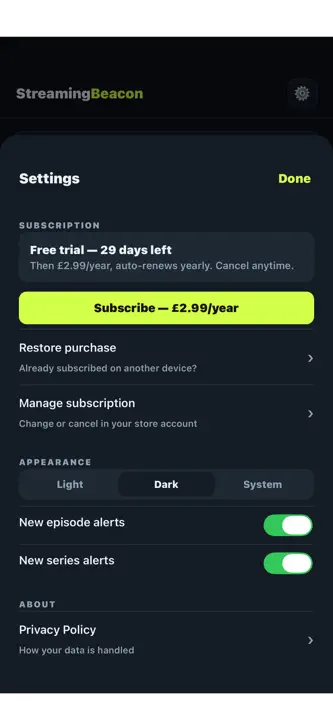 Streaming Beacon screenshot 4