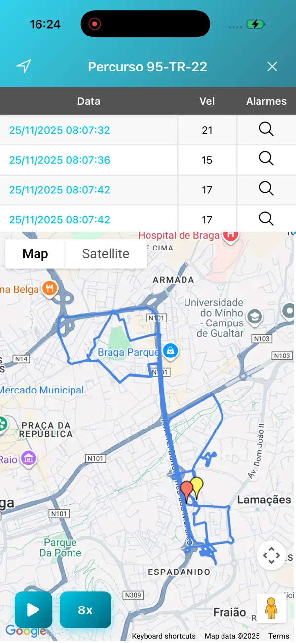 Screenshot #3 pour TecGPS Rastreamento