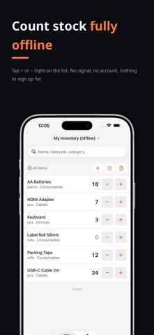 Countpad: Inventory Tracker Screenshot 1 of 5
