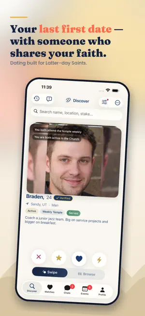 Deseret Singles: LDS Dating screenshot 1