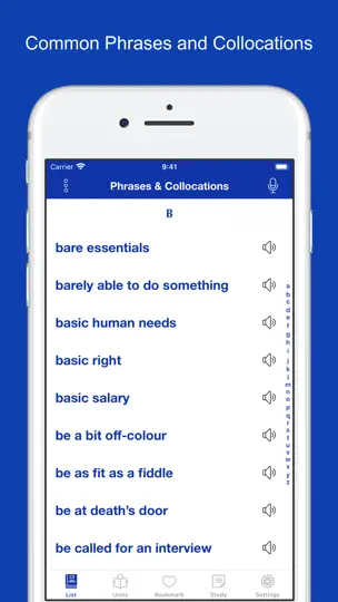 Common Phrases & Collocations iPhone Ekran Görüntüsü 1