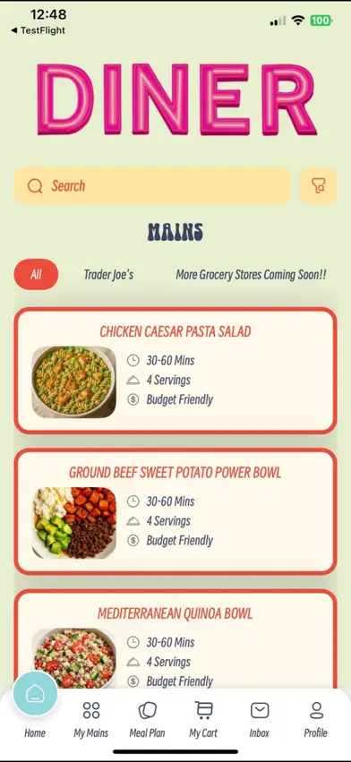Diner – Smart Meals screenshot 2