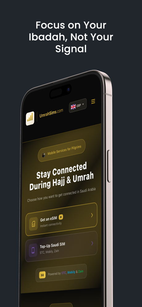 UmrahSims - eSIM & Top-Up screenshot 2
